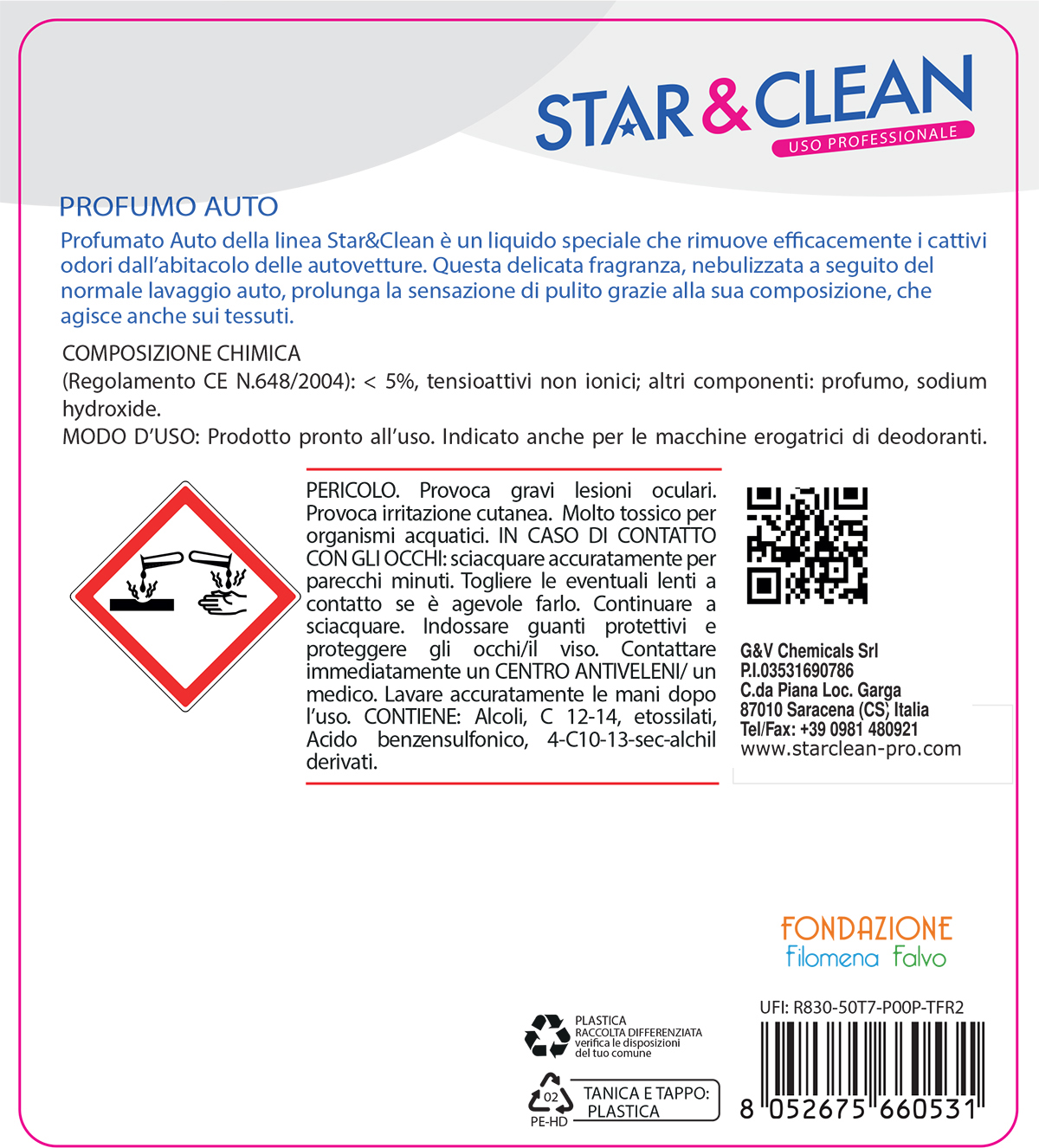 STAR CLEAN 732 - PROFUMO AUTO